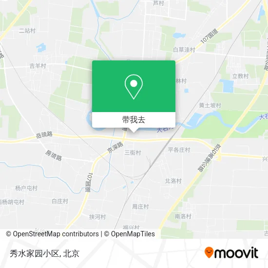 秀水家园小区地图