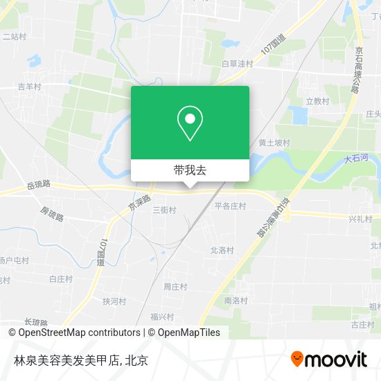 林泉美容美发美甲店地图