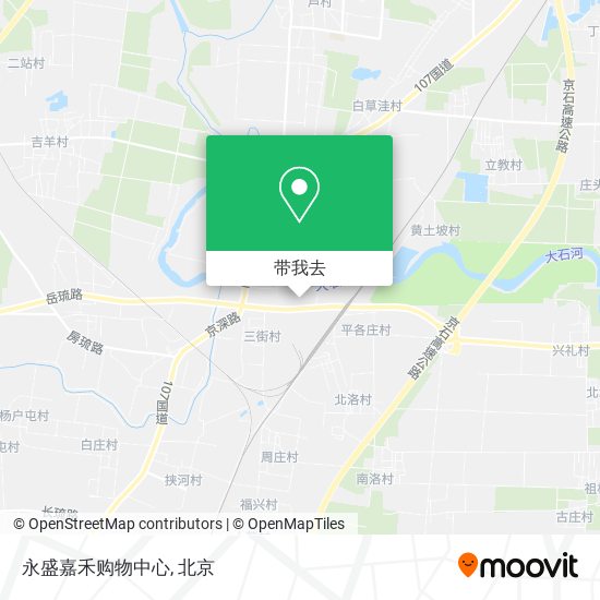 永盛嘉禾购物中心地图