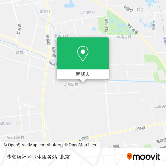 沙窝店社区卫生服务站地图
