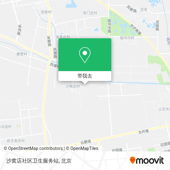沙窝店社区卫生服务站地图