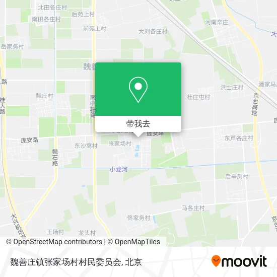 魏善庄镇张家场村村民委员会地图