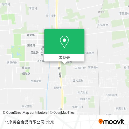 北京美全食品有限公司地图