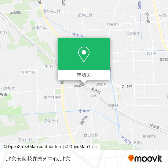 北京安海花卉园艺中心地图