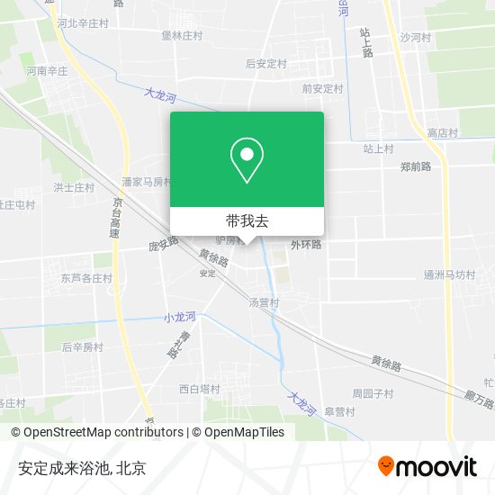 安定成来浴池地图