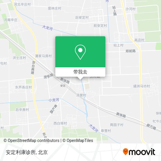 安定利康诊所地图