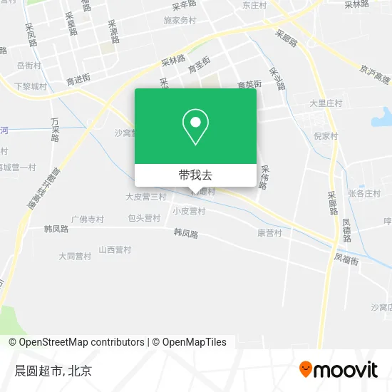 晨圆超市地图
