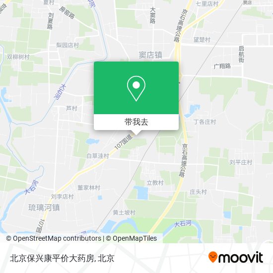 北京保兴康平价大药房地图