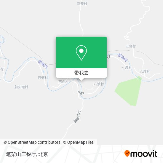 笔架山庄餐厅地图