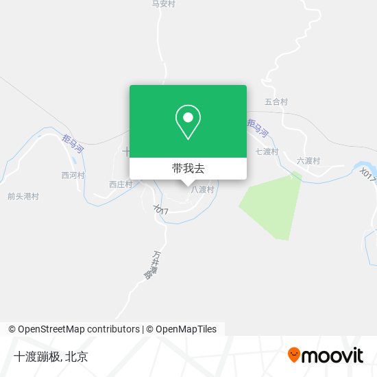 十渡蹦极地图