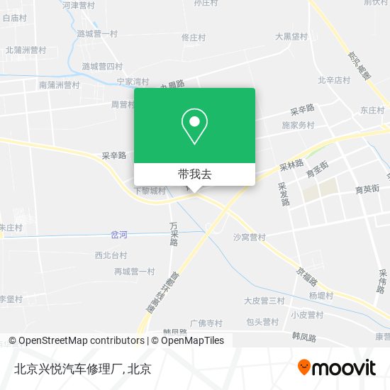 北京兴悦汽车修理厂地图