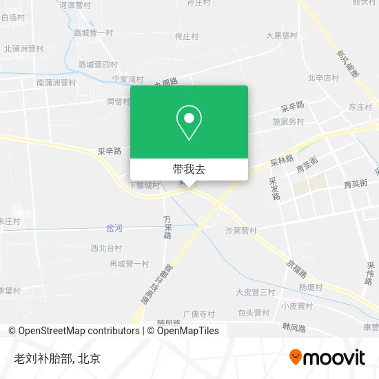 老刘补胎部地图