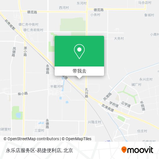 永乐店服务区-易捷便利店地图