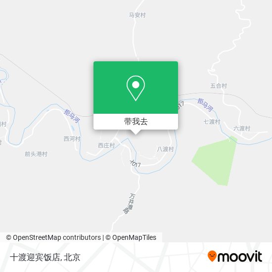 十渡迎宾饭店地图
