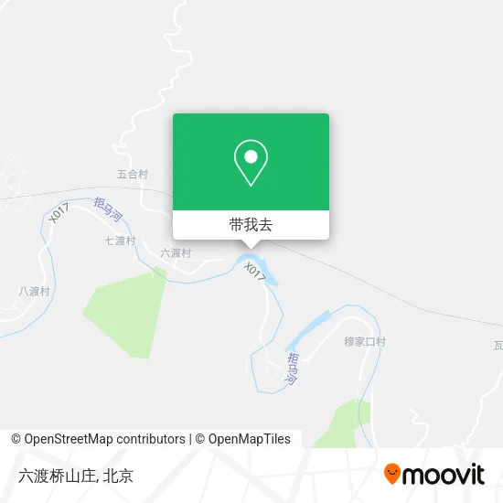 六渡桥山庄地图