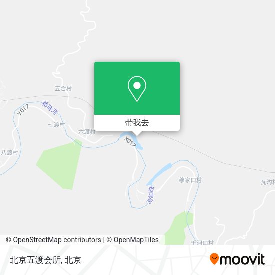 北京五渡会所地图