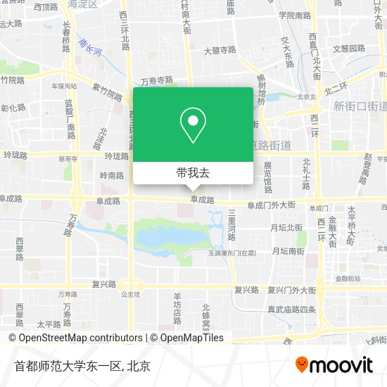 首都师范大学东一区地图