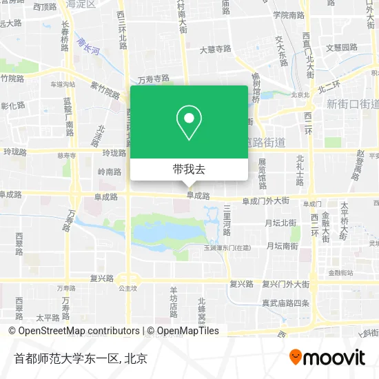 首都师范大学东一区地图