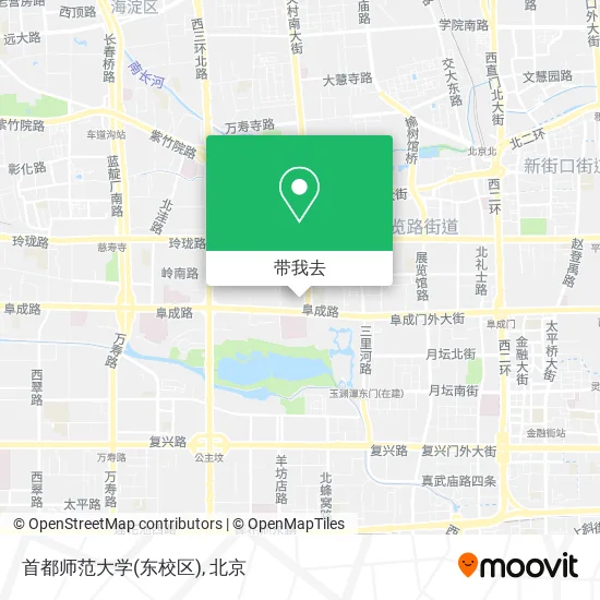 首都师范大学(东校区)地图