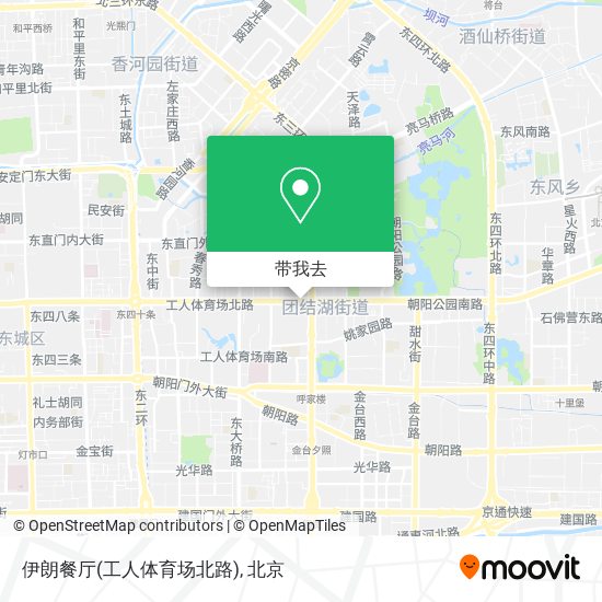 伊朗餐厅(工人体育场北路)地图