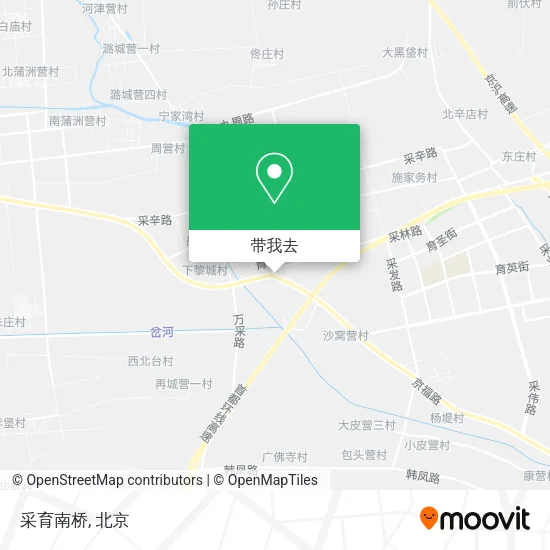 采育南桥地图