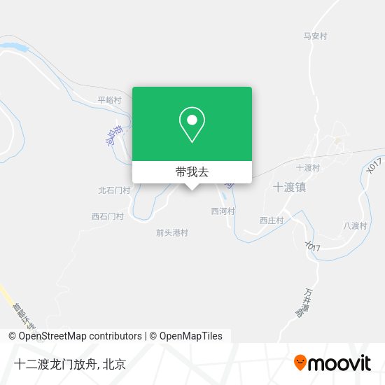 十二渡龙门放舟地图