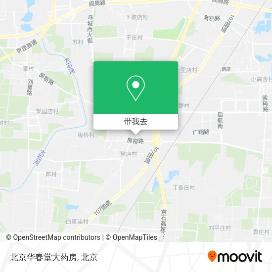 北京华春堂大药房地图