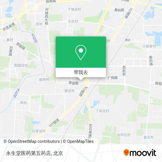 永生堂医药第五药店地图
