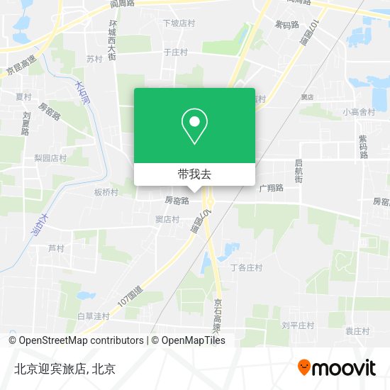 北京迎宾旅店地图