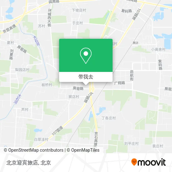 北京迎宾旅店地图