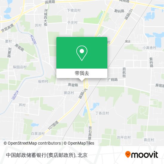 中国邮政储蓄银行(窦店邮政所)地图