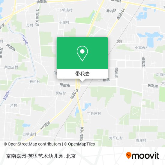 京南嘉园-英语艺术幼儿园地图