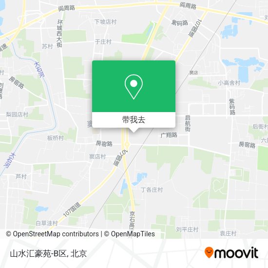 山水汇豪苑-B区地图