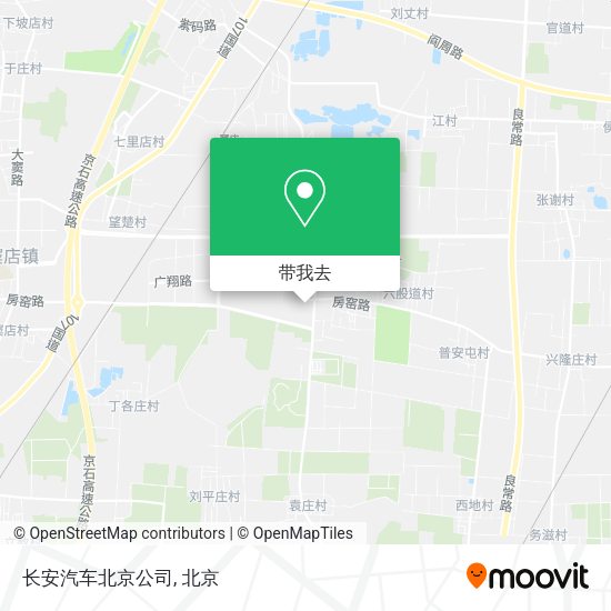长安汽车北京公司地图