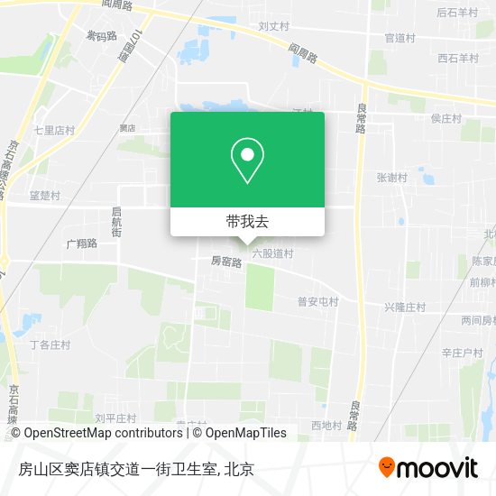 房山区窦店镇交道一街卫生室地图