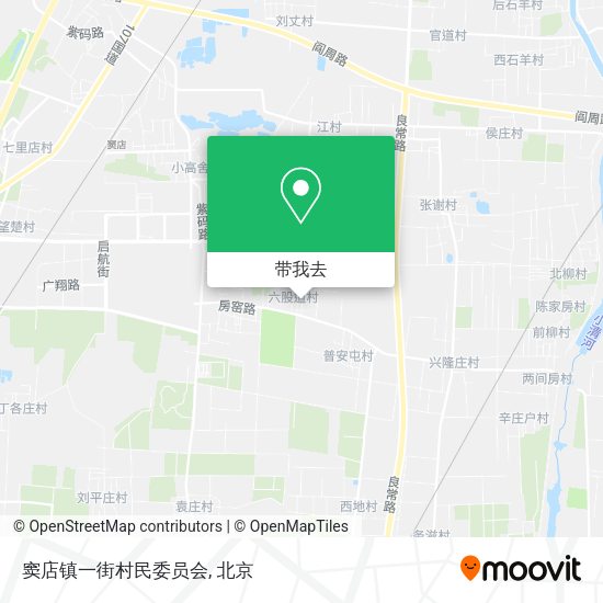窦店镇一街村民委员会地图