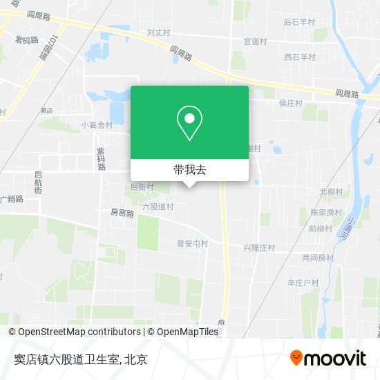 窦店镇六股道卫生室地图
