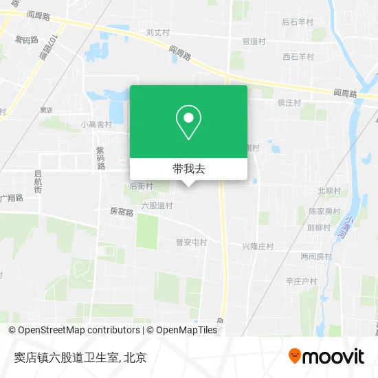窦店镇六股道卫生室地图