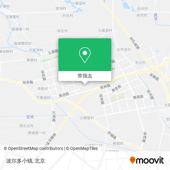 波尔多小镇地图