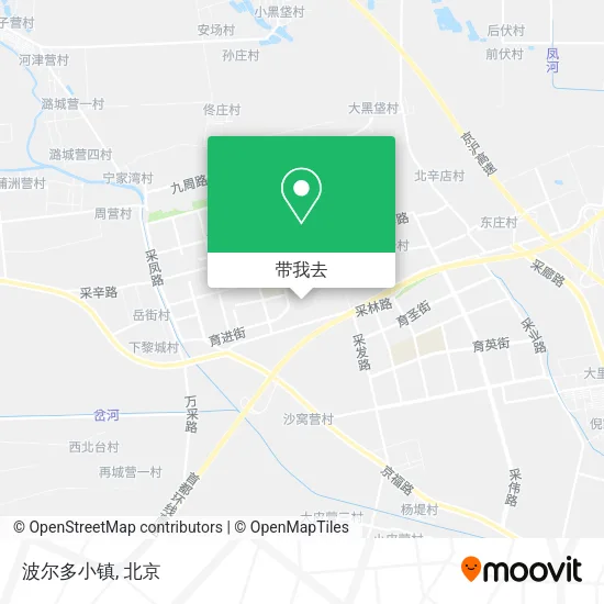 波尔多小镇地图