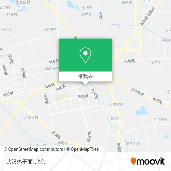 武汉热干面地图