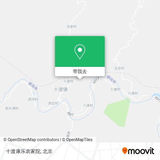 十渡康乐农家院地图