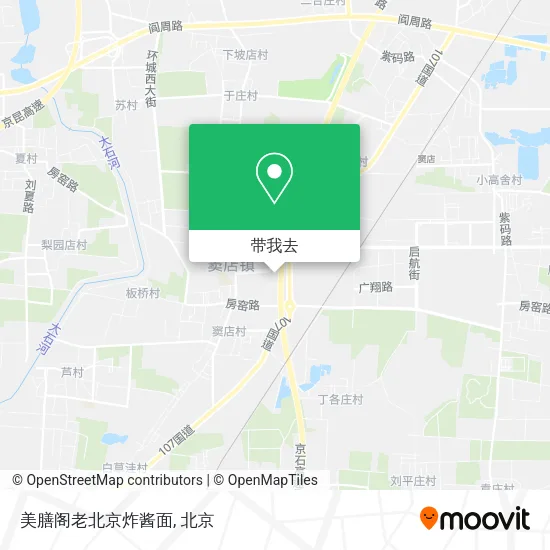 美膳阁老北京炸酱面地图