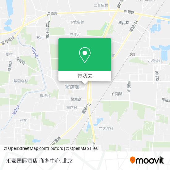 汇豪国际酒店-商务中心地图