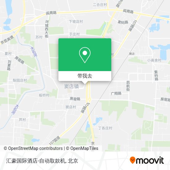 汇豪国际酒店-自动取款机地图