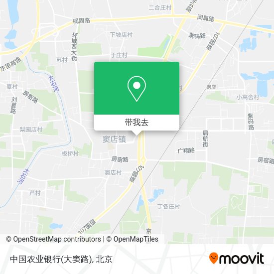 中国农业银行(大窦路)地图