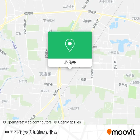 中国石化(窦店加油站)地图