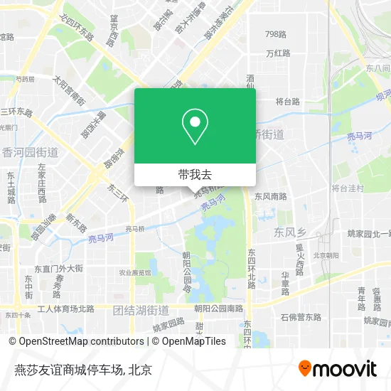 燕莎友谊商城停车场地图