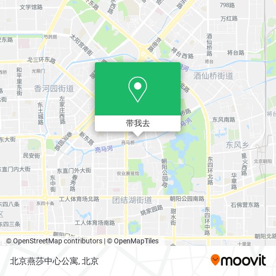 北京燕莎中心公寓地图