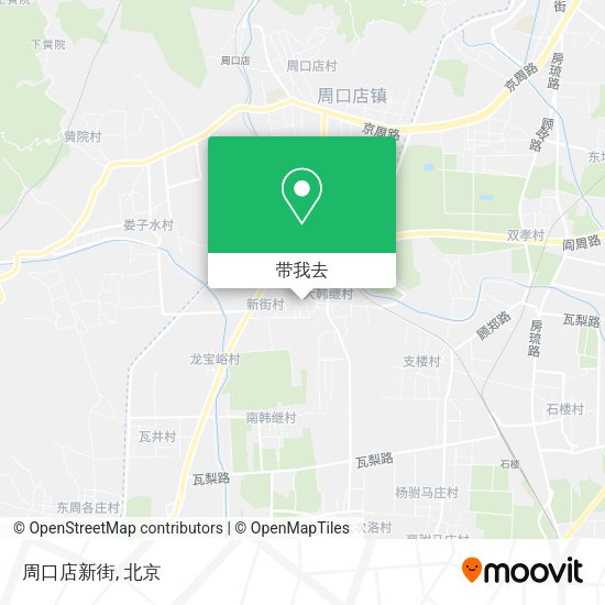 周口店新街地图